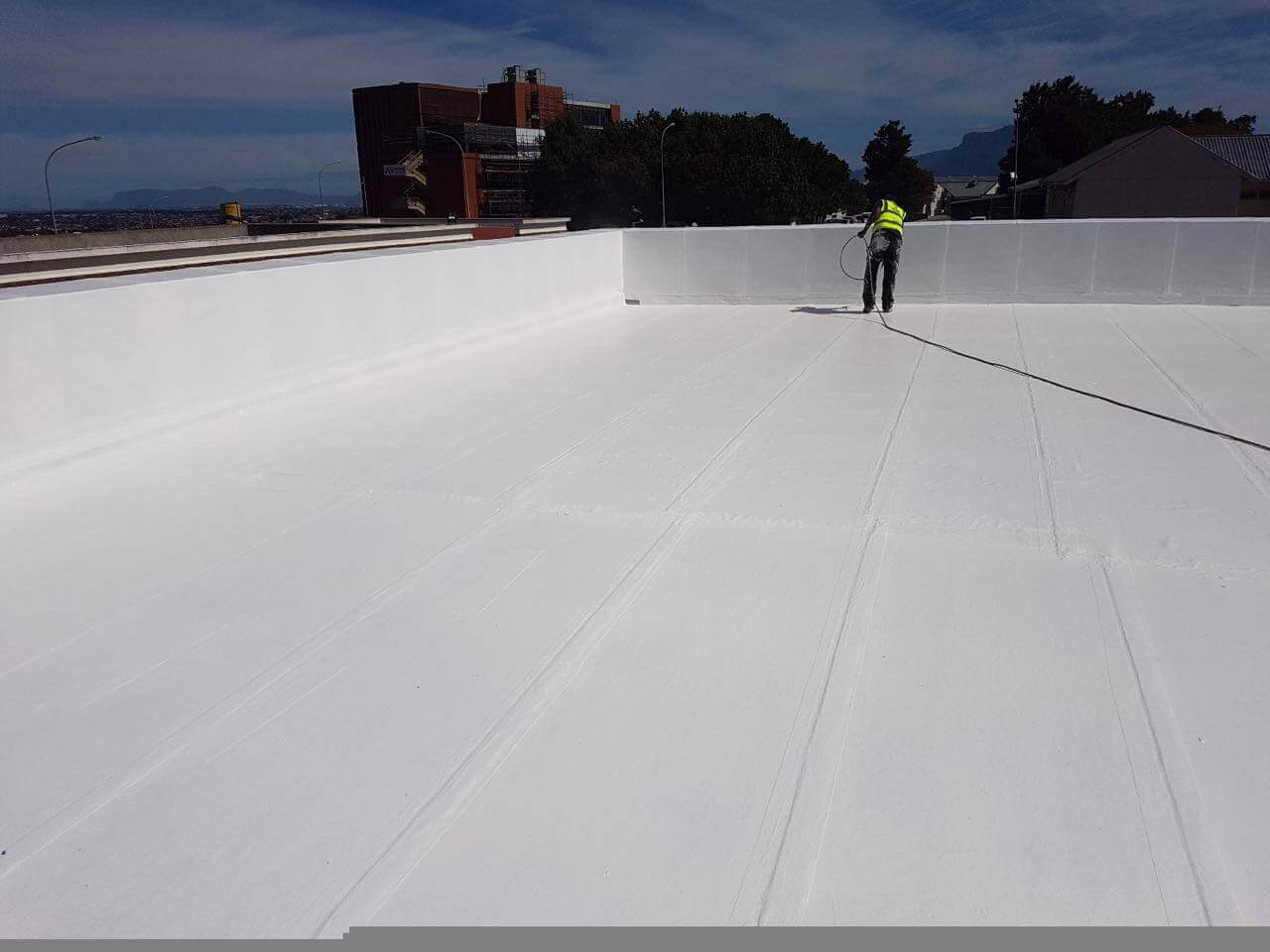 Waterproofing a roof